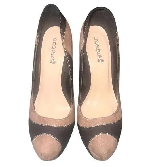 Shoedazzle Black and brown high heels. Size 7.5 - Picture 3 of 9